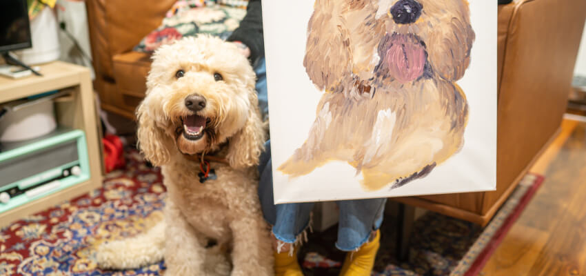 Cute Puppy - DIY Cloisonne Enamel Painting Art Kits For Beginners