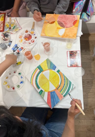 Abstract Painting Class: Hilma Af Klint Inspired