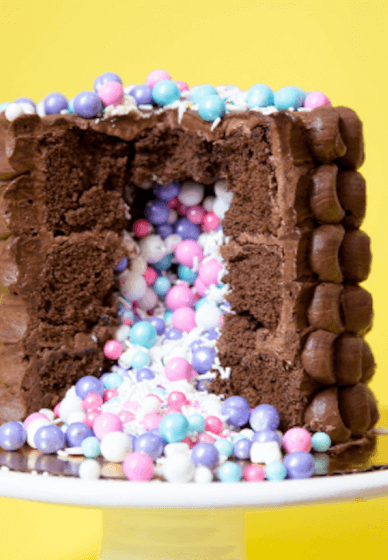 Bake a Chocolate Surprise Cake
