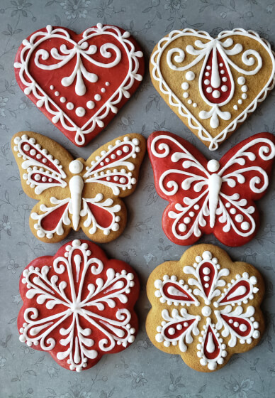 Decorate Cookies: Lace Design