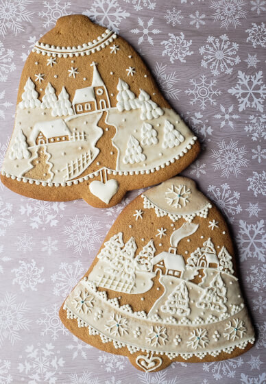 Decorate Cookies: Winter Landscape Design