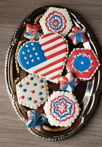 Decorate Independence Day Cookies