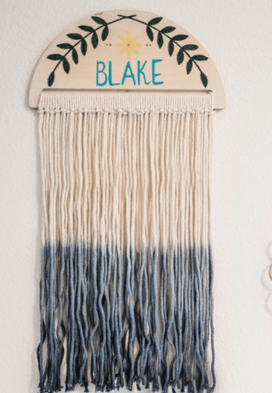 Dip Dye Wall Hanging Craft Kit