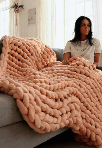 The Beginner Blanket Kit - Knitting Kit