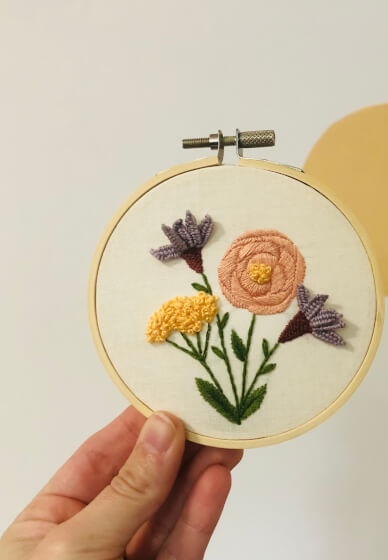 Whimsical Wildflower Embroidery Workshop