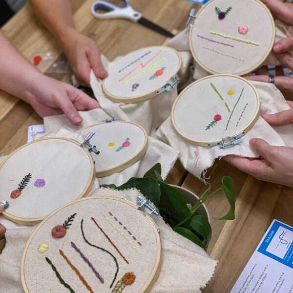 Tambour Embroidery Kit 1 for Beginner / Set for Tambour Embroidery / Floral  Embroidery Set / Bead Embroidery Kit DIY / Gift for Mother 