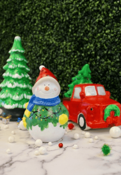 Festive Ceramic Painting at Home