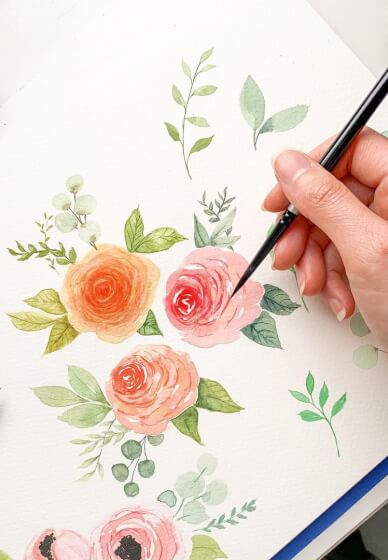 Floral Watercolor Class for Beginners