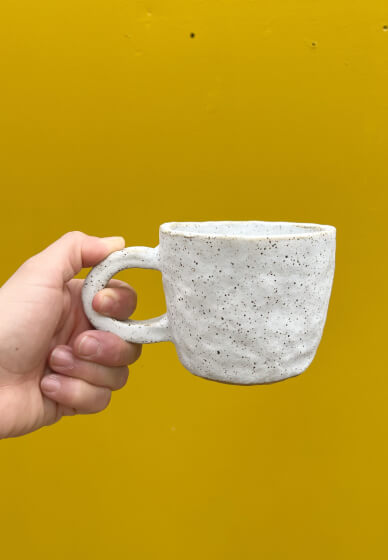 Hand Building Ceramics Workshop: Speckled Mug