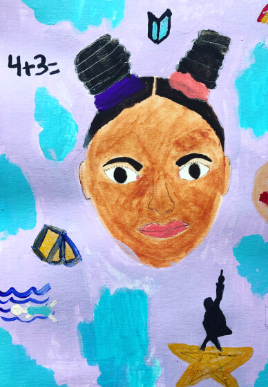 Kids Art at Home: Self Portraits
