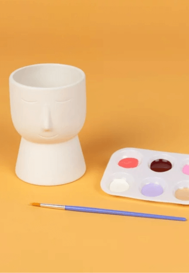 Learn Ceramic Painting: Face Planter