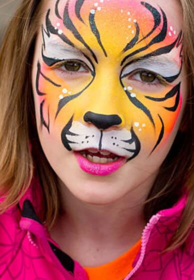 Learn Face Painting for Kids: Tiger Face (6+ Years)