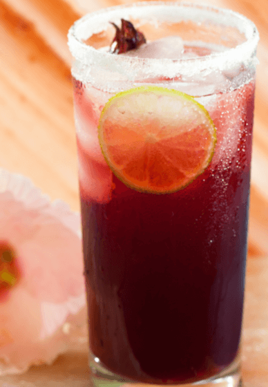 Make a Hibiscus Cocktail and Black Bean Salad