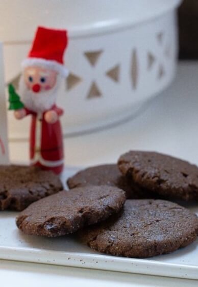 Make Chocolate Gingerbread Cookies and Eggnog