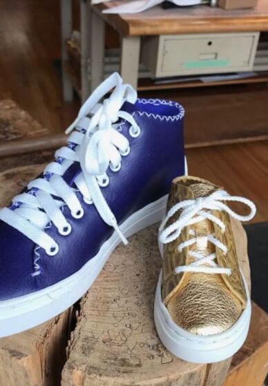 Make Custom Leather Sneakers at Home