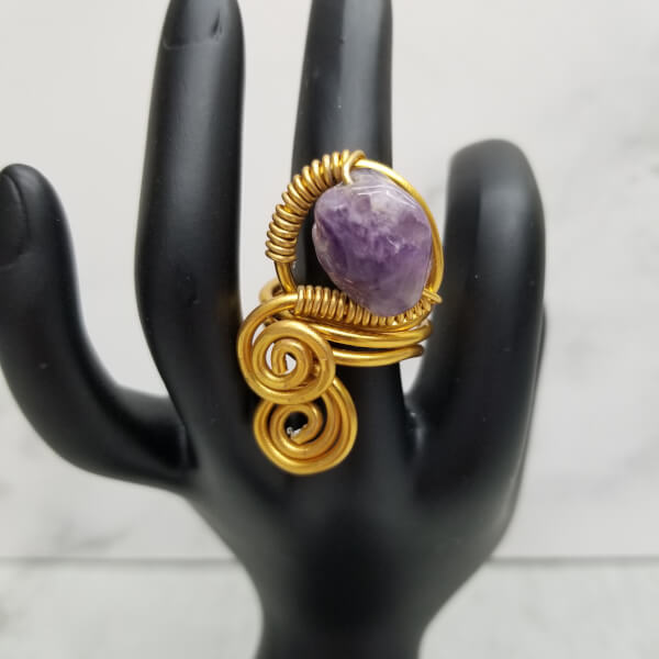 How To Make A Wire Wrapped Gemstone Ring