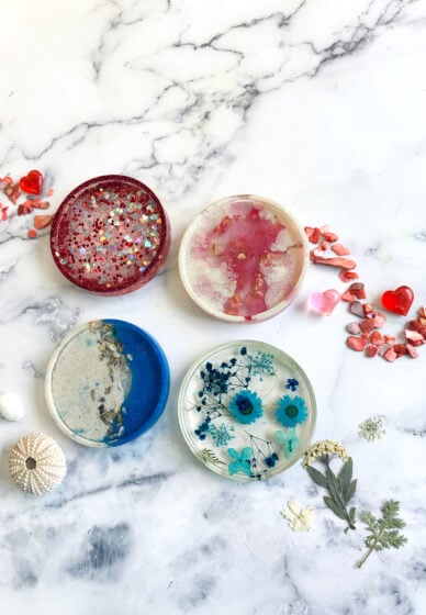 Make Resin Art Coasters at Home