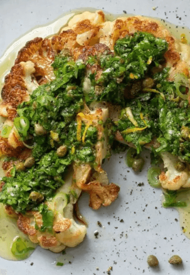 Make Roasted Cauliflower and Salsa Verde