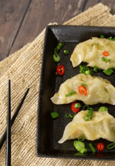 Make Shrimp Potstickers and Chile Oil