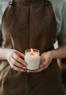 Online Candle Making Class with Kit (At home) — Stone Candles