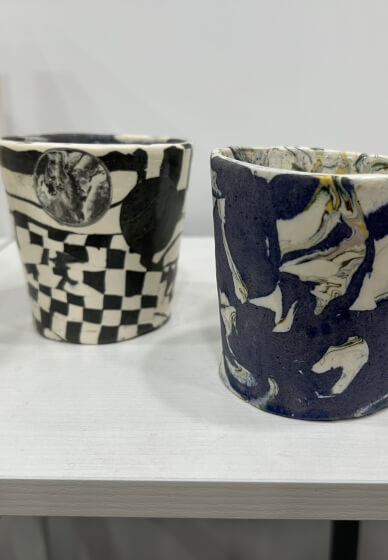 Nerikomi-style Marbled Clay Class