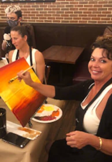 Paint and Sip Class in Costa Mesa