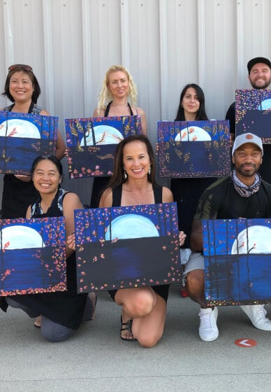 Paint and Sip Class in Long Beach