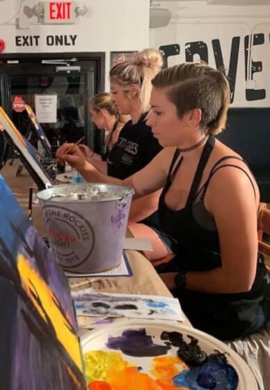 Paint and Sip Class in Los Angeles