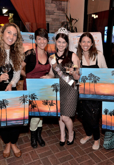 Paint and Sip Class in Pacific Beach