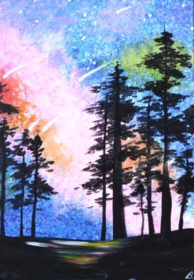 Paint and Sip Class: Luminescent Forest