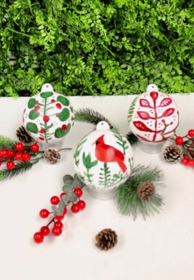 Paint Holiday Ornaments