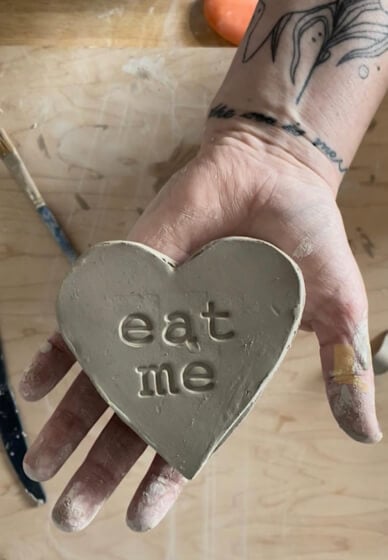 Pottery Class: Heart-Shaped Boxes