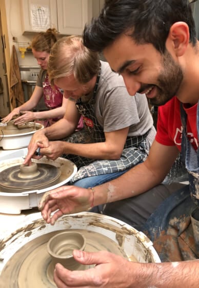 Pottery Class: Intro to Wheel Throwing Seize the Clay