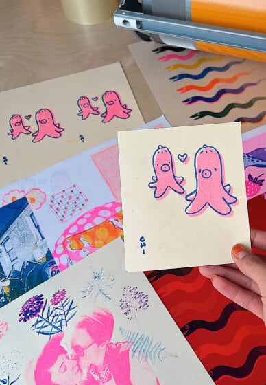 Risograph Printing Class: Play and Print