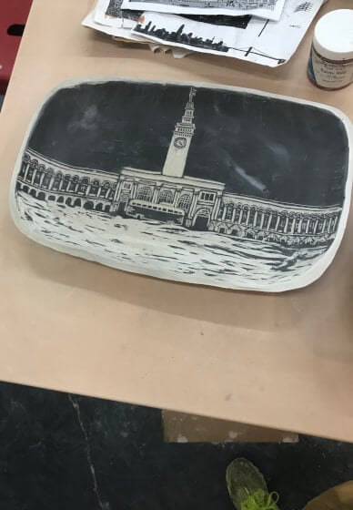 Sgraffito Pottery Workshop: Perfect Party Platters