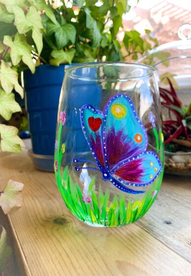 Sip and Paint Party: Wine Glass