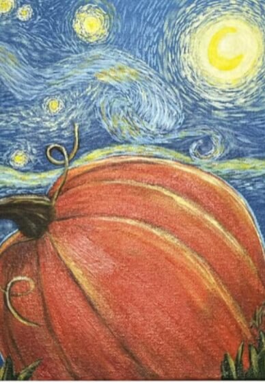 Starry Night Pumpkin Painting Class