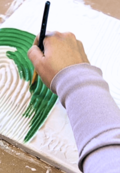 Textured Plaster Wall Art Virtual Workshop