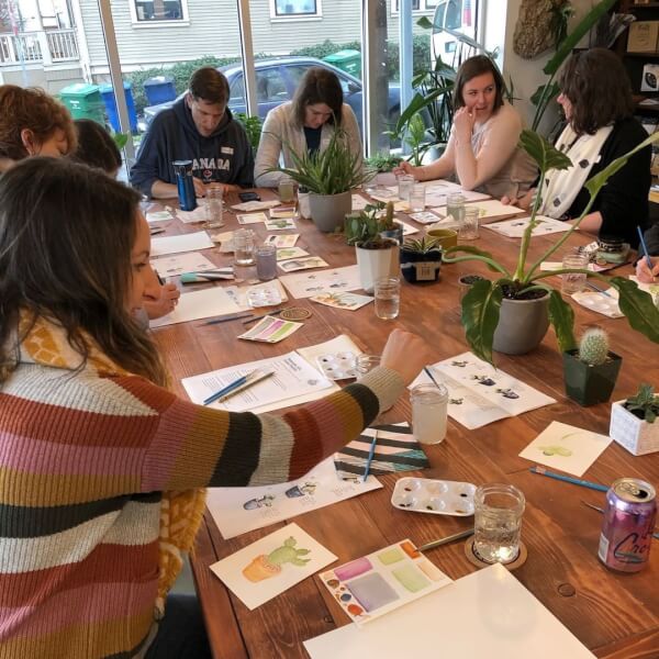 Watercolor Painting Class Seattle | Events | ClassBento