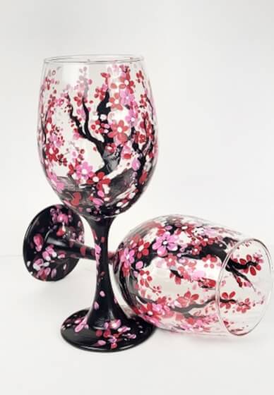 Wine Glass Painting Class New Jersey, Events