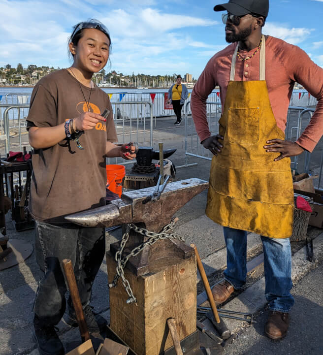 Blacksmithing Workshop: Forge a Bronze Bracelet Oakland (Bay Area)