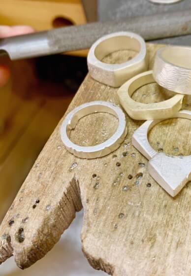 Personalised Silver Ring Making Kit Birthday Gift Handmade Gift for Women Jewellery  Making 