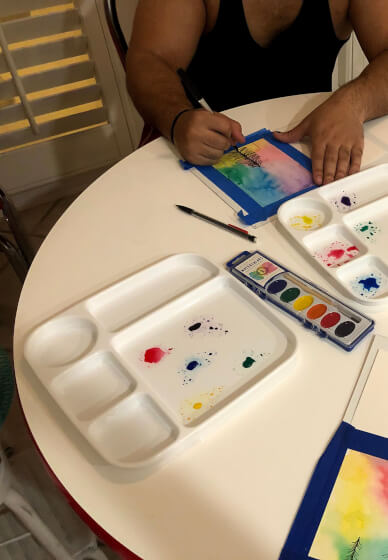 Easy DIY Watercolour Cards - Online Class - HNDMD