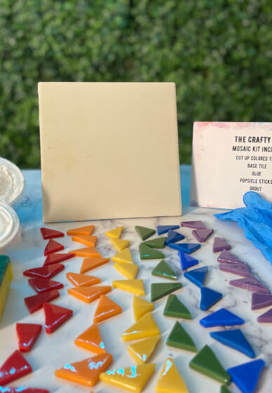DIY Mosaic Coaster Kit – The Crafty Kit