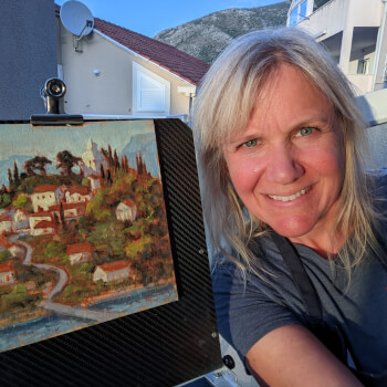 Britt Greenland Fine Art, painting teacher