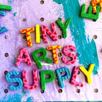 Tiny Arts Supply, drawing and paper craft and ink teacher