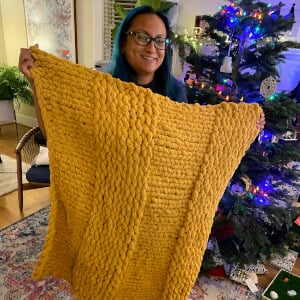 Chunky Hand Knit Blanket, Classes